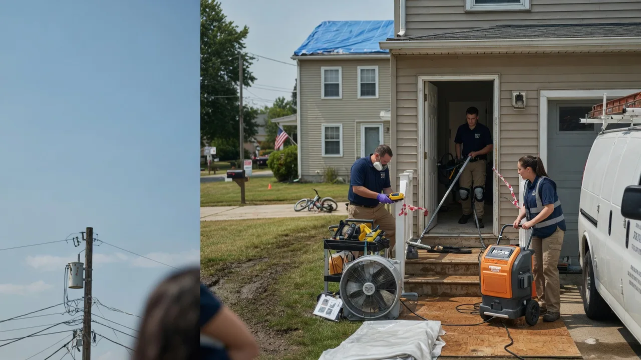 Water Damage Repair in Baldwin City, KS near me
